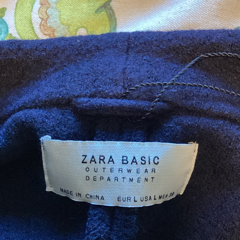 Zara Luxurious Black Women's Coat L - Picture 4 of 9